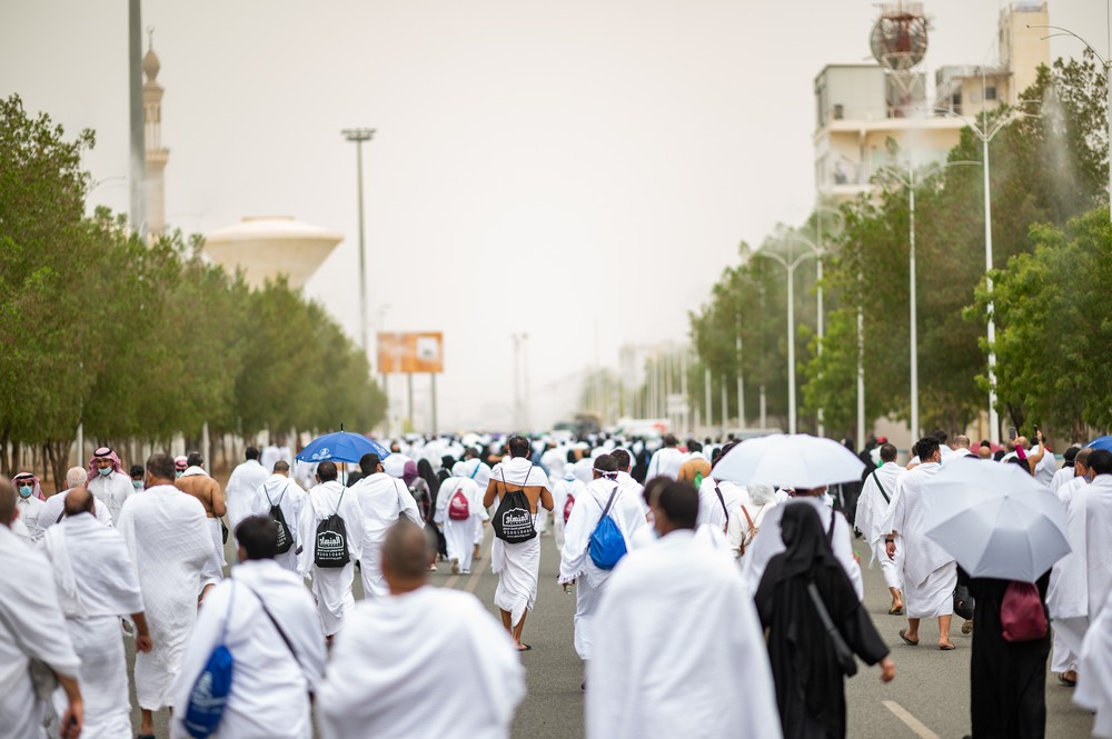 Hacı adayları Arafat'a gelmeye başladı