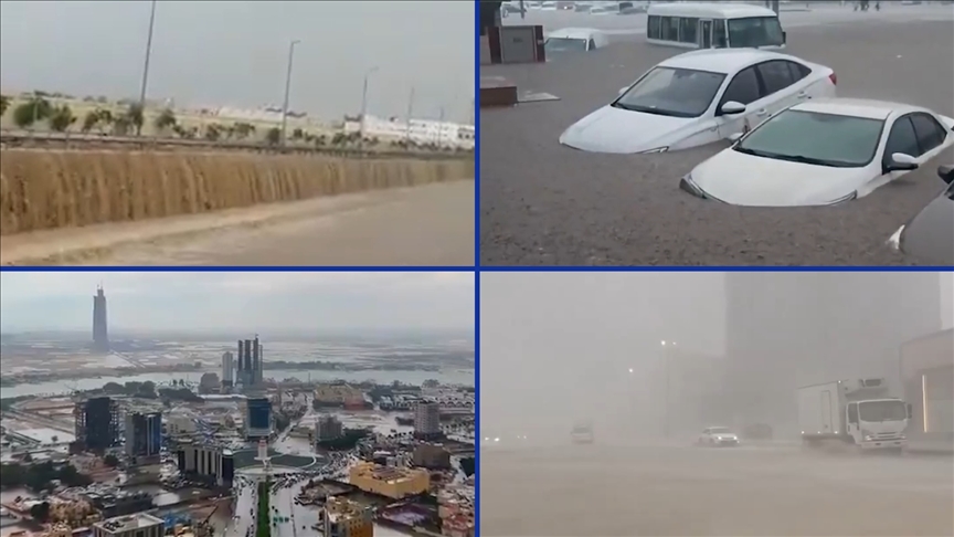 S. Arabistan'da şiddetli yağışlar sele yol açtı