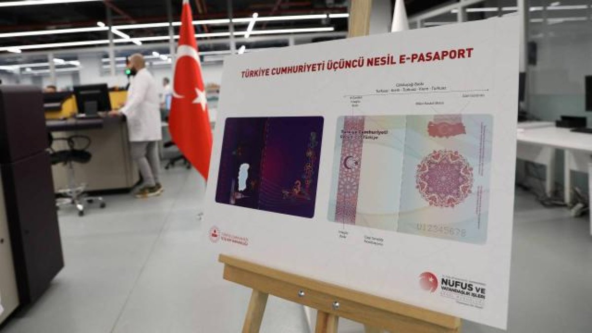 Yeni nesil pasaport üretimi başladı