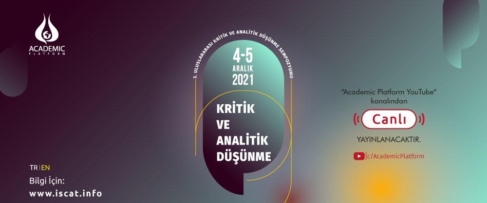 3. Kritik ve Analitik Düşünme Sempozyumu 4-5 Aralık’ta