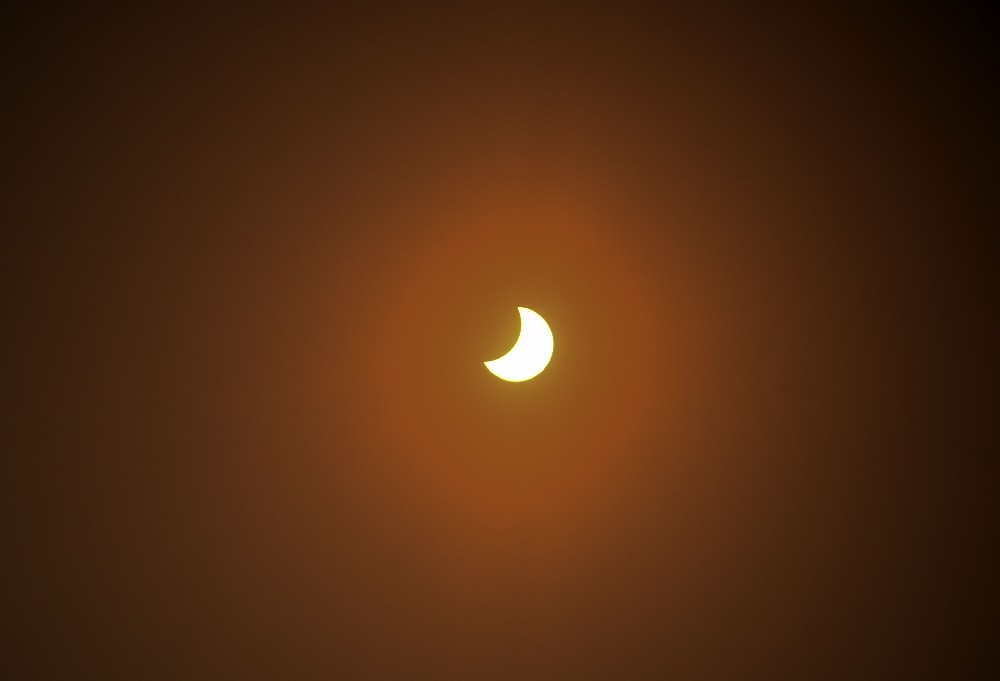 Arjantin'de güneş tutulması izlendi