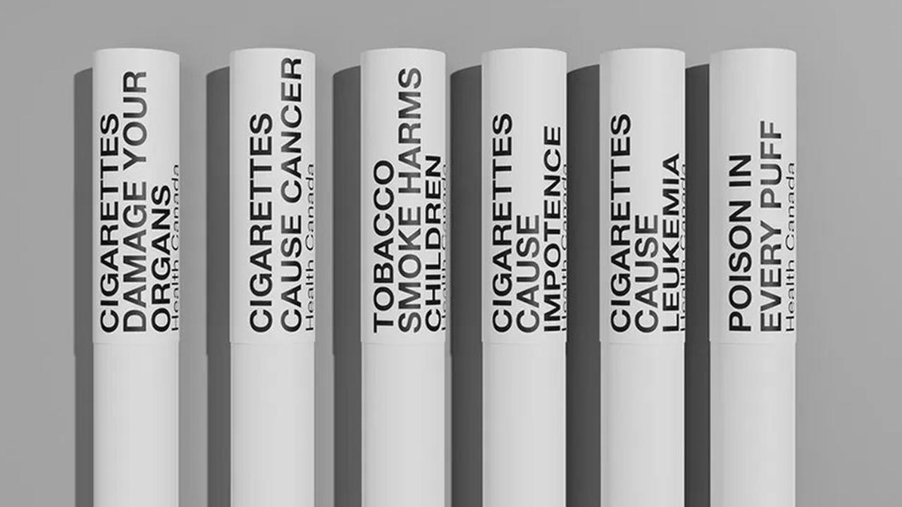 Kanada'da her bir sigaranın üzerine uyarı etiketleri koyulacak