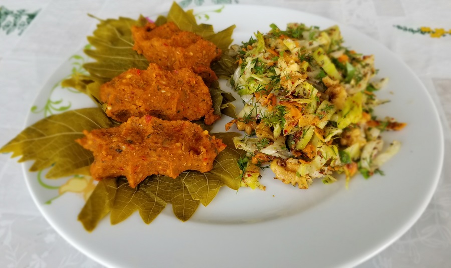 Siyezli yeşil mercimek köftesi