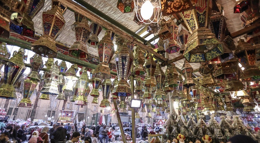 Kahire'de Ramazan süslemeleri