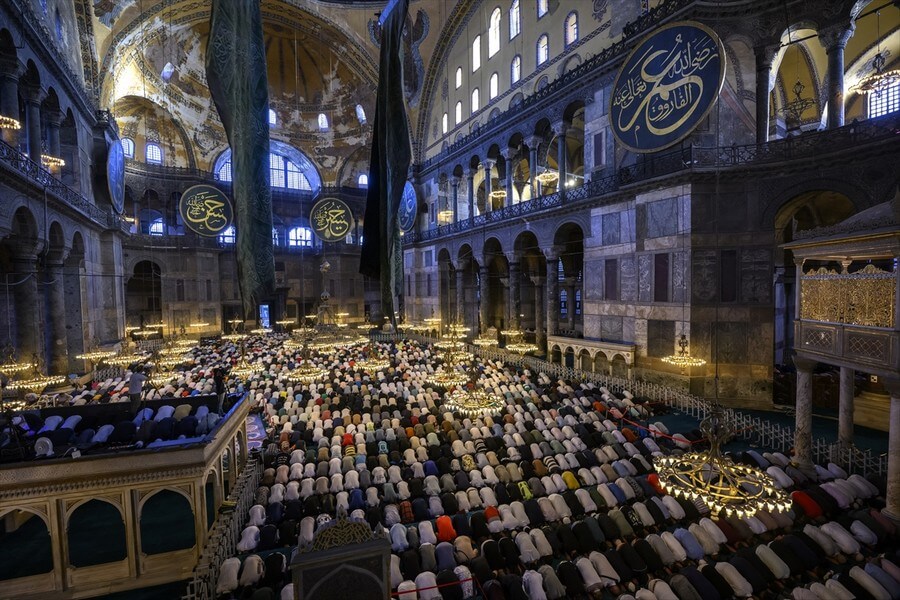 1444 Kurban Bayramı namazı eda edildi