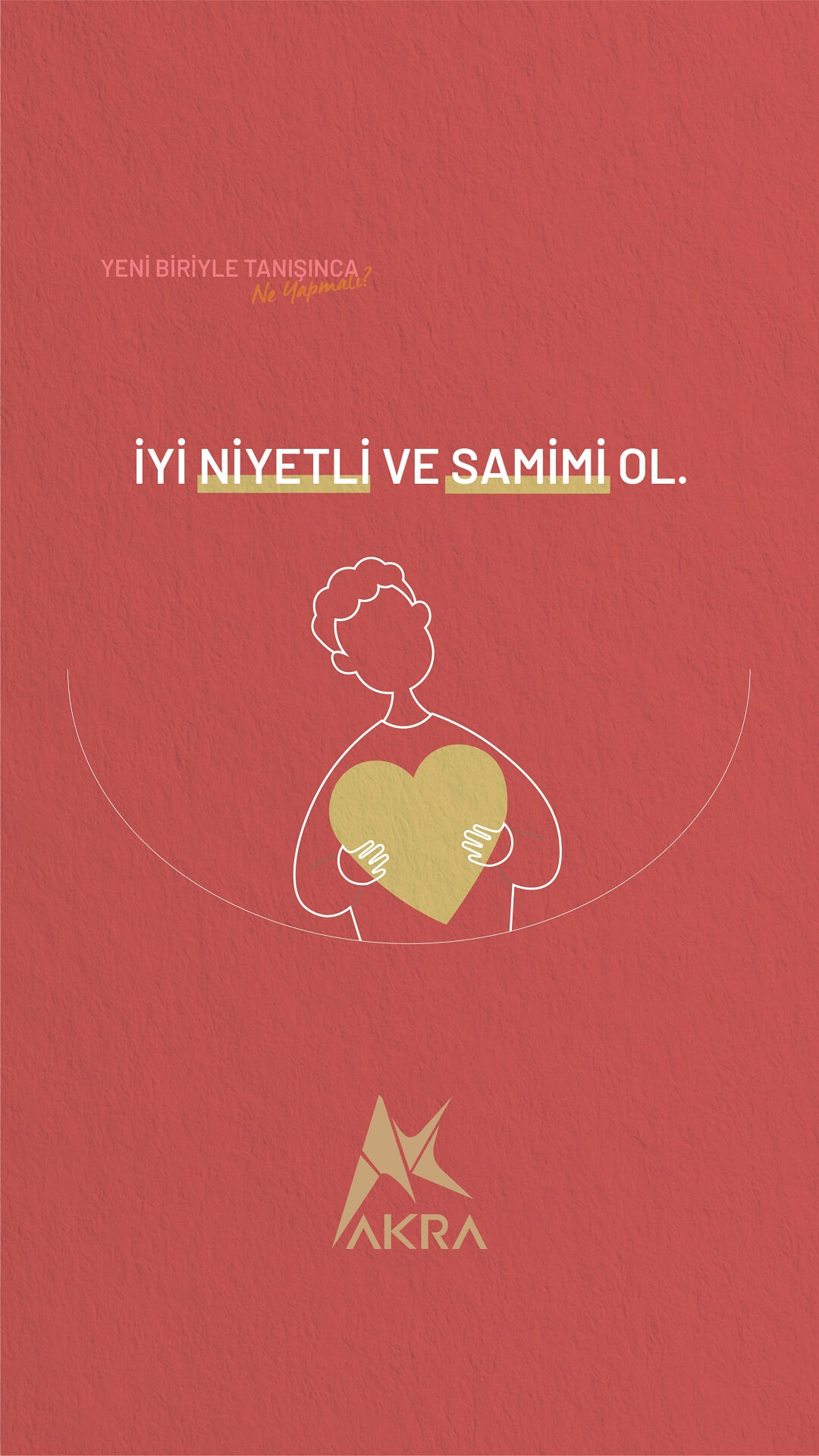 YENİ BİRİYLE TANIŞINCA