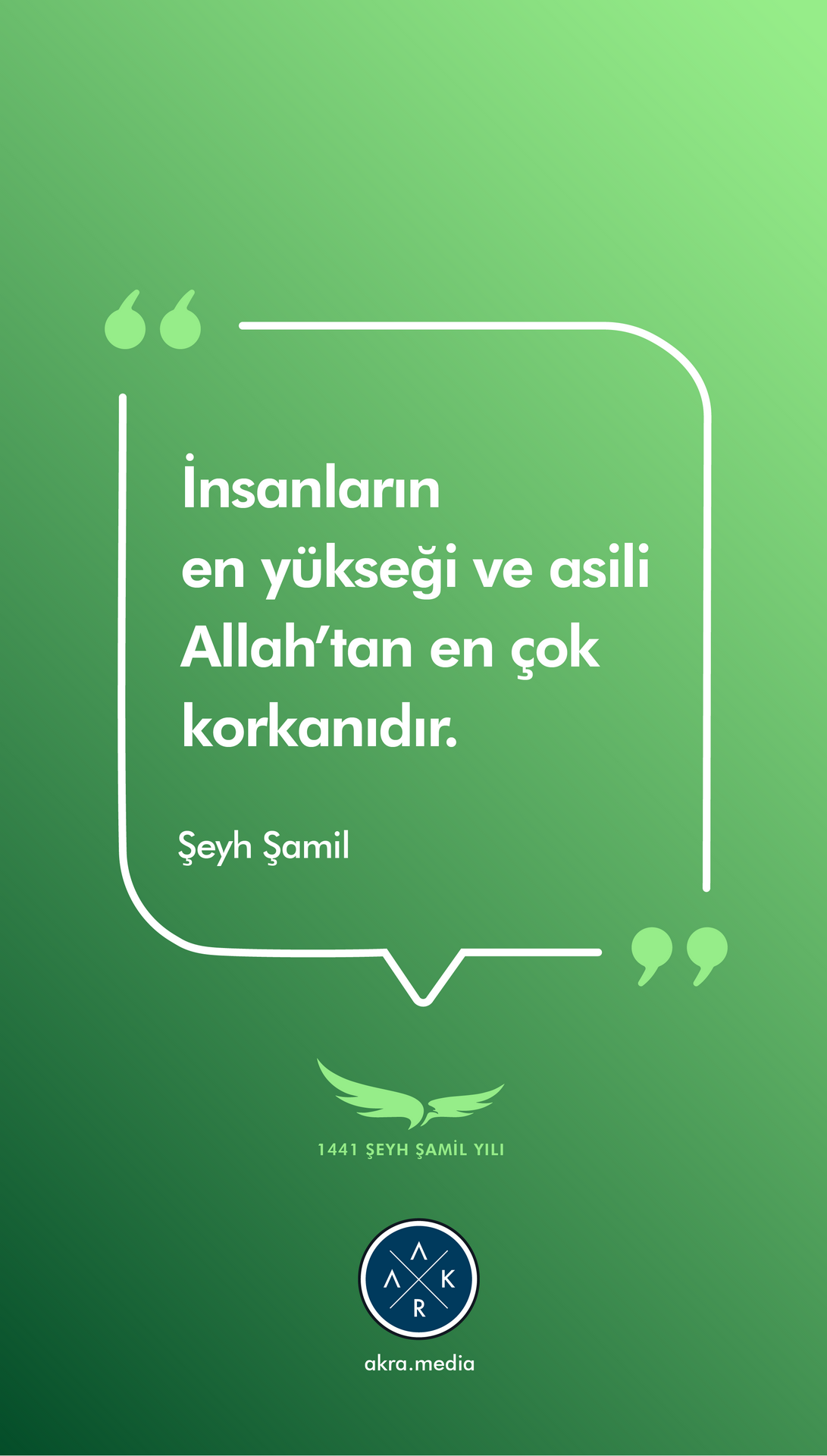 Şeyh Şamil'in Sözleri