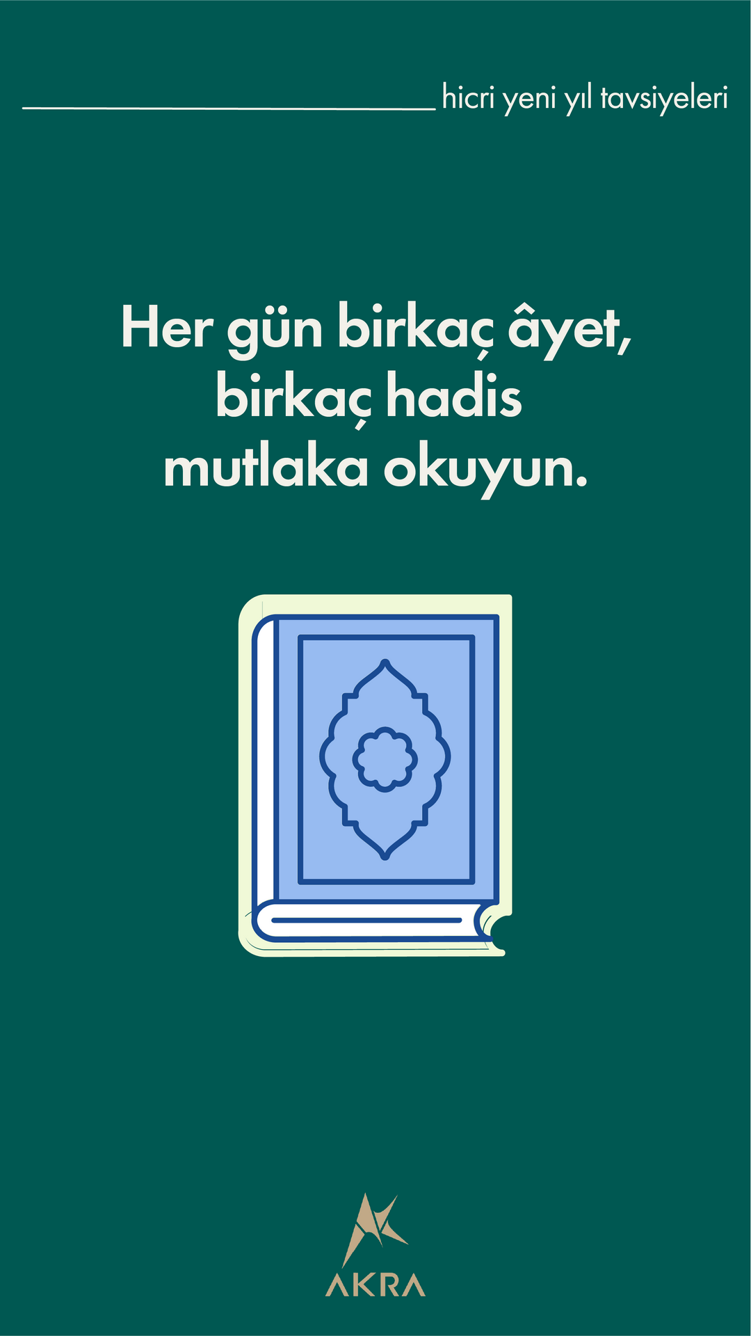 Hicri Yeni Yıl Tavsiyeleri