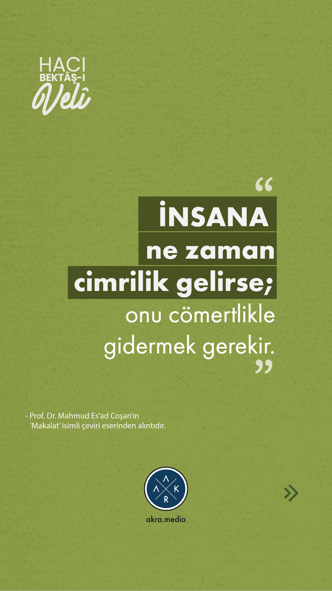 HACI BEKTÂŞ-I VELİ