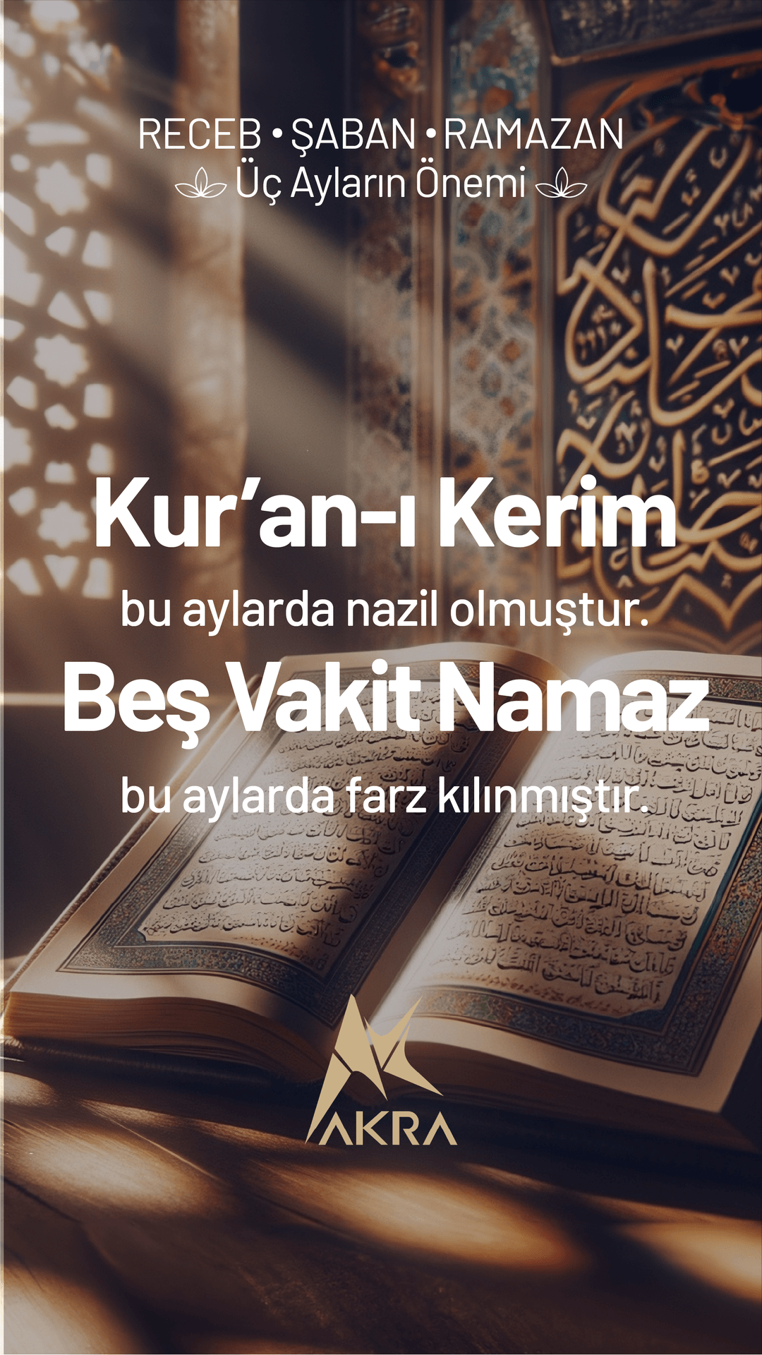 ÜÇ AYLARIN ÖNEMİ