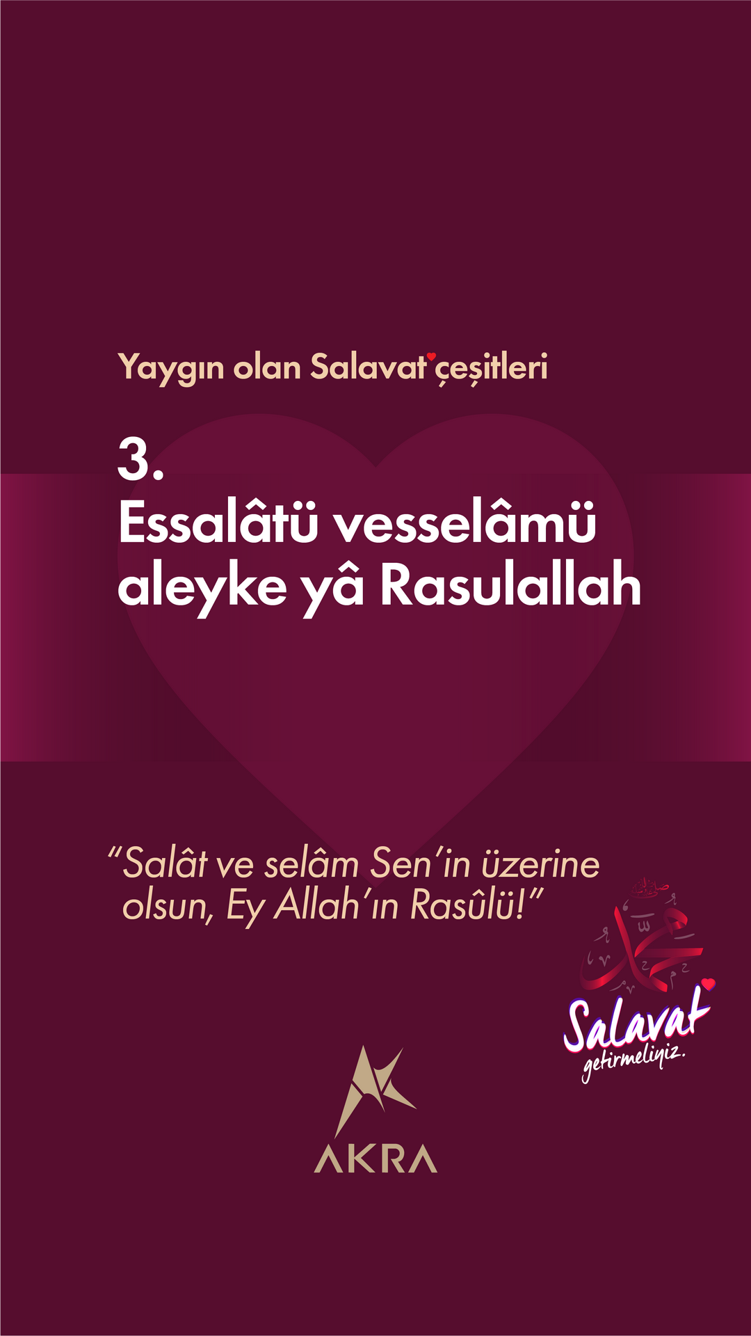 Salavat Çeşitleri