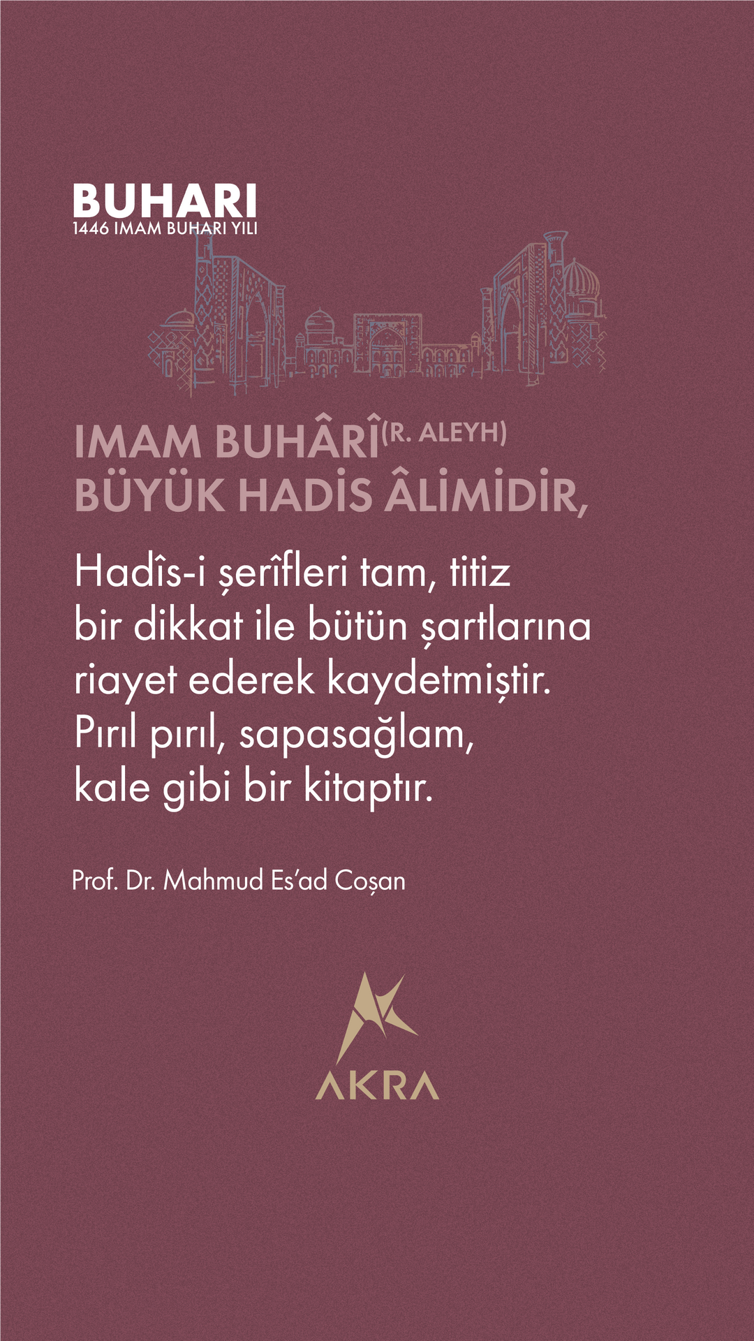 İMAM BUHARİ