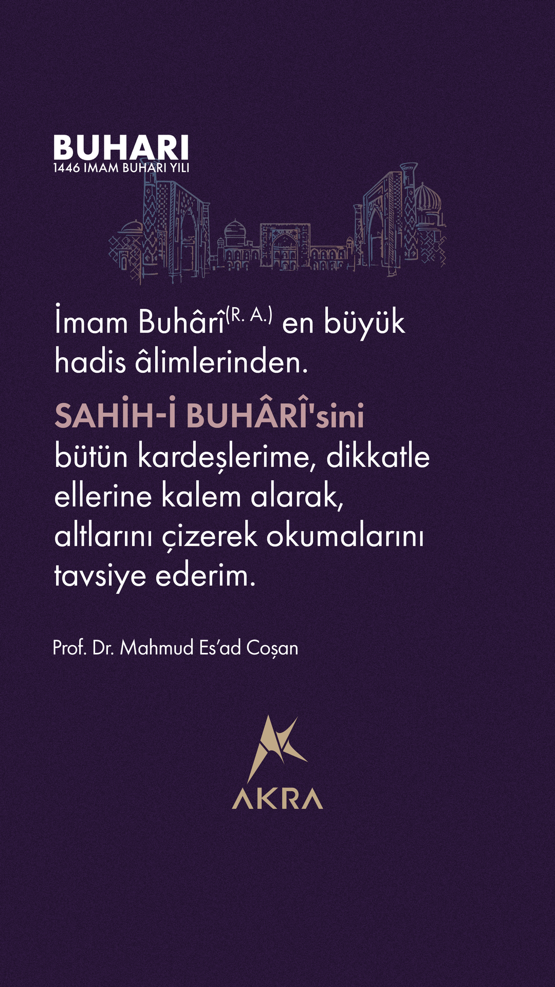 İMAM BUHARİ