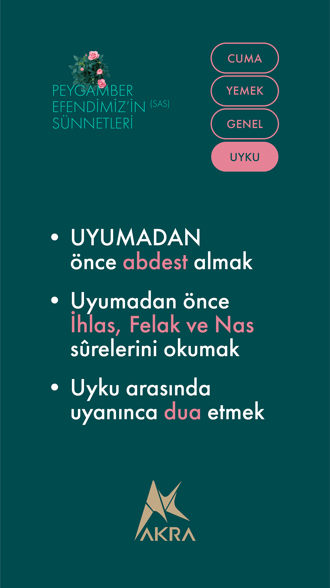 Peygamber Efendimiz'in Sünnetleri
