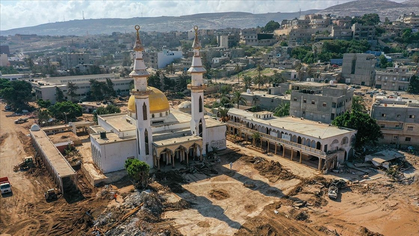 Libya'daki selden tarihi yapılar da etkilendi