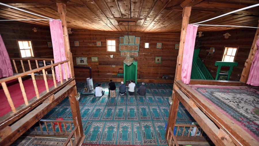 Çivisiz cami 126 yıldır ayakta