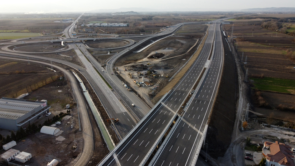 Kuzey Marmara Otoyolu'nda sona yaklaşıldı